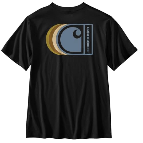Carhartt Mens Relaxed Fit Lightweight Short-Sleeve C Back Graphic T-Shirt