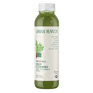 Urban Remedy Organic Deep Cleaning Juice, Cold-Pressed, 12 fl oz, Detoxifying Green Juice with Burdock Root & Dandelion Gr...