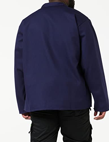 Black Stallion FN9-30C 30" 9oz. Navy FR Cotton Welding Jacket