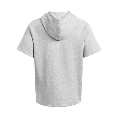 Under Armour mens Rival Fleece Short Sleeve HoodieSweatshirt