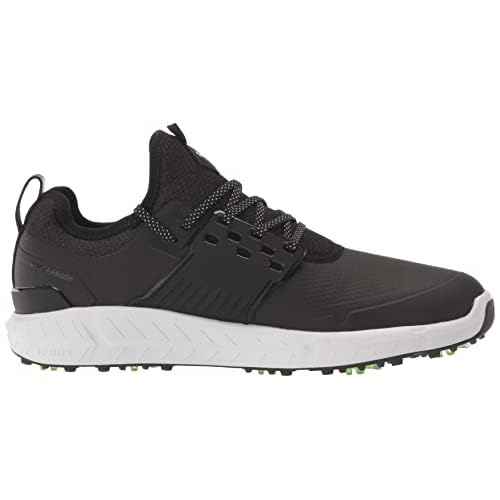 PUMA Men's Ignite Articulate Golf Shoe, Black Silver Black, 10