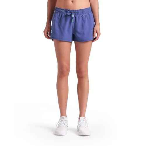 ARENA Women's Team Solid 100% Polyester Athletic Shorts with Side Pockets and Drawstring