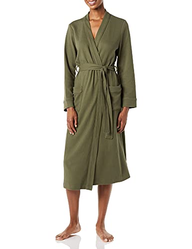 Amazon Essentials Women's Lightweight Waffle Full-Length Robe (Available in Plus Size)