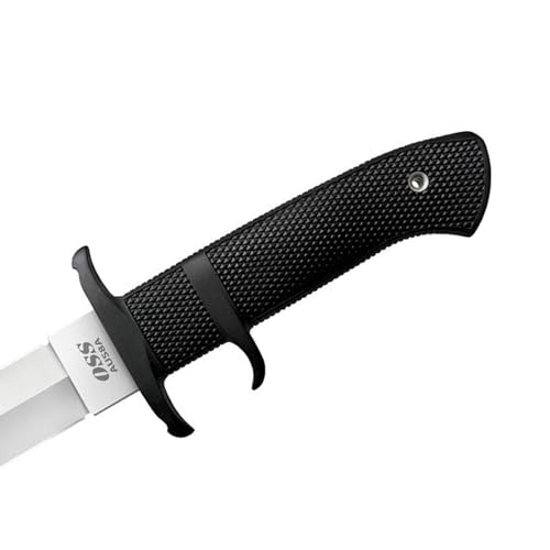COLD STEEL OSS 8.25" Japanese AUS8A Clip Point Blade 5.125" Kray-Ex Handle Tactical Outdoor Hunting Fixed Blade Knife w/Se...