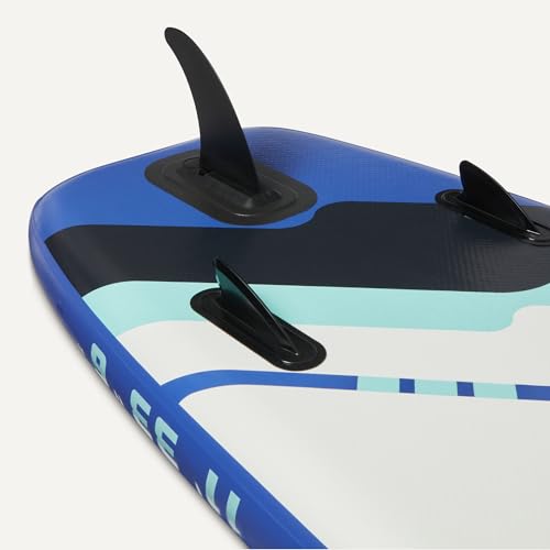 Amazon Basics Stand Up Paddleboard with Complete Accessory Kit, 132 inches x 33 inches, Blue