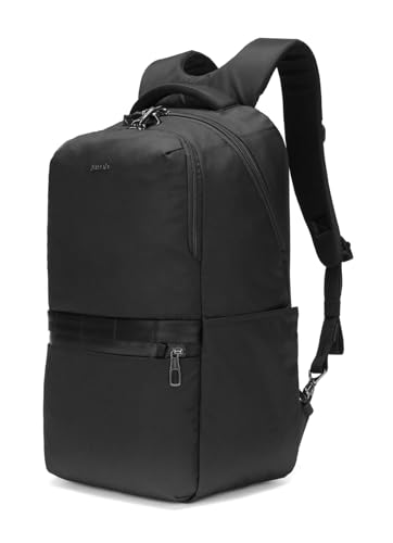 Pacsafe Metrosafe X Anti Theft 25L Backpack - With Padded 15" Laptop Sleeve, Black