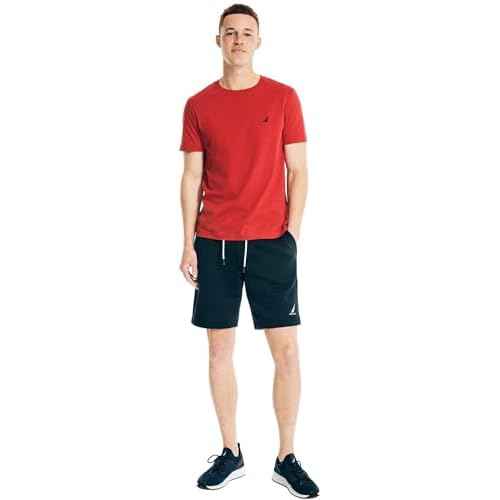 Nautica Mens Soft Cotton Fleece Jogger Gym Active Sweat Shorts