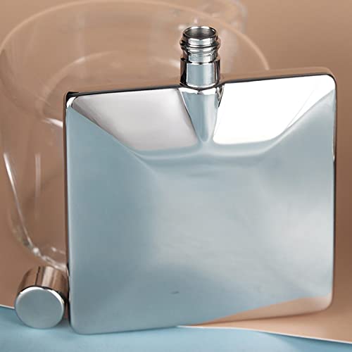 Bothyi Drinking Bottle Drinkware Bar Gift Supplies Liquid Flagon 100ml Leakproof Flat Hip Flagon Portable Flagon for Weddi...
