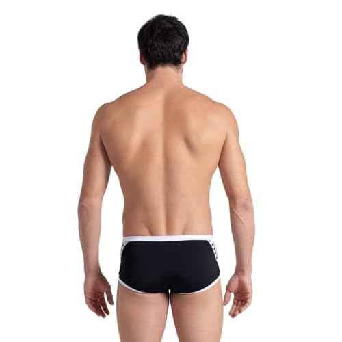 ARENA Performance Men's Icons Solid Low-Waist Swim Brief Short Athletic Swimsuit