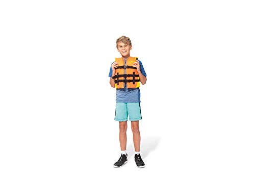 INTEX Adjustable Life Jacket: Perfect for Boating and Water Sports – Durable Nylon – Breathable Straps with Buckles – Coas...