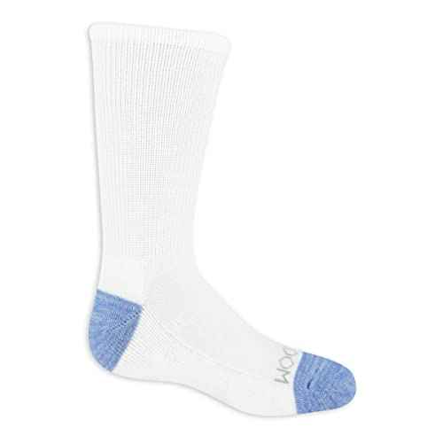 Fruit of the Loom Girls' Everyday Lightweight Sport Crew Socks (10 Pack)