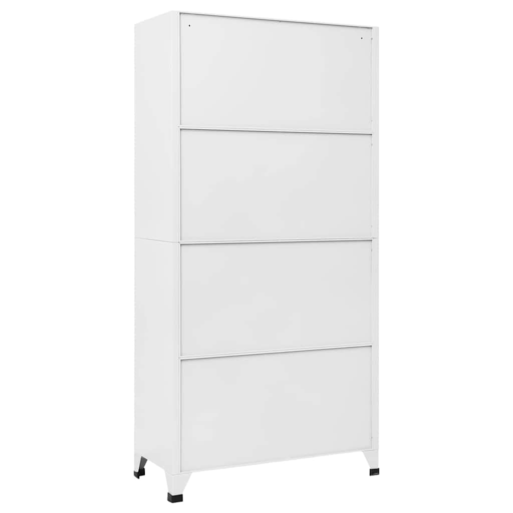 Heofavd 18-Door Locker Cabinet, Industrial Heavy Duty Sheet Metal Storage Unit with Locking Mechanism, 70.9" H Matte Gray Metal Organizer for Office, Gym, and Utility Rooms