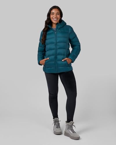 32 Degrees Heat Women’s Lightweight Packable Hooded Jacket – Water Resistant Travel Puffer