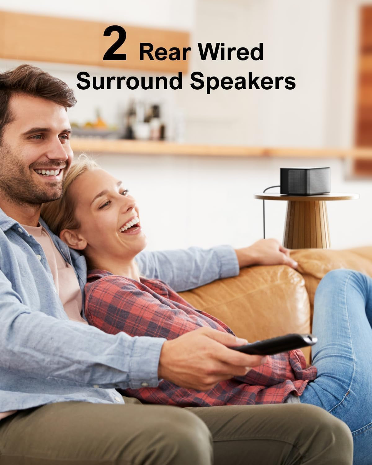 7.1 Surround Sound System for TV with Dolby Atmos, 460W Sound Bar for TV with 6.5" Subwoofer, APP Control, 4 Wired Surround Speakers, Home Theater Sound System, Poseidon D80 (2025 Upgrade)