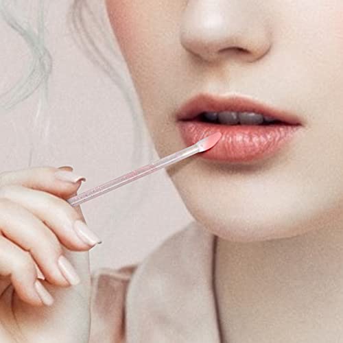 G2PLUS 100PCS Glitter Crystal Lip Brush, Disposable Lip Brushes, Lip Gloss Applicators,Lip Gloss Wands Applicator Perfect ...
