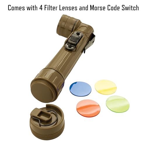 Rothco Mini Flashlight – Outdoor Camping Survival Tool with Morse Code Signal Button