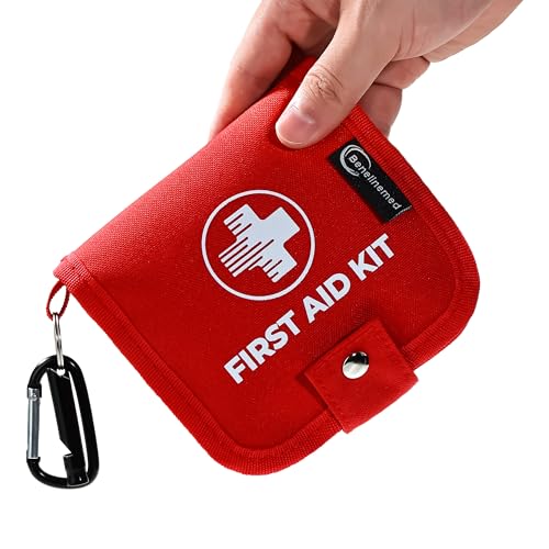 Benelinemed Mini First Aid Kit - 137 Piece Small Emergency Medical Kit for Home, Car, Travel, Camping & Outdoor Activitie...