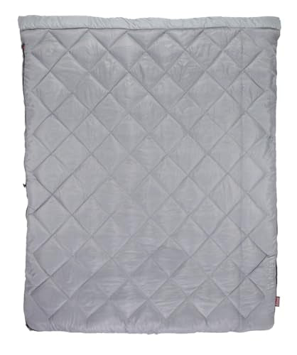 Coleman 45°F Double Sleeping Bag, Queen Size XL Tandem Sleep Sack with Big & Tall Design, Zips Apart into 2 Sleeping Bags,...