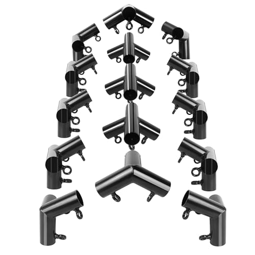 Aoneky 2'' Corner Canopy Fitting Couplers Kit - Frame Carport Connectors (10 Leg Kits)