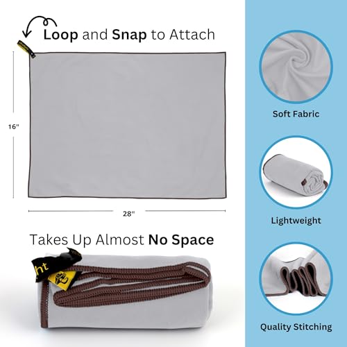Elite Trail Magic Backpacking Ultralight Quick Dry Microfiber Soft Fast Drying Hand and Face Towel Wash Cloth Camping Yoga...