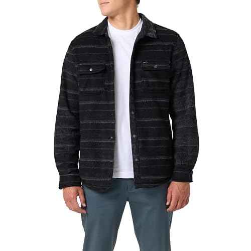 O'NEILL Men's Glacier Superfleece Overshirt - Fleece Shirt with Front Pockets - Comfortable and Soft