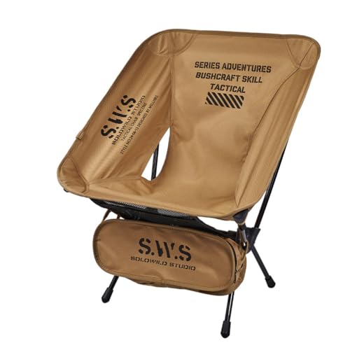 SURSONXW Camping Chair/Pocket Chair, 2.4 LBS Portable Foldable Compact with Aluminum Alloy & Seat Pocket for Outdoor Camp,...