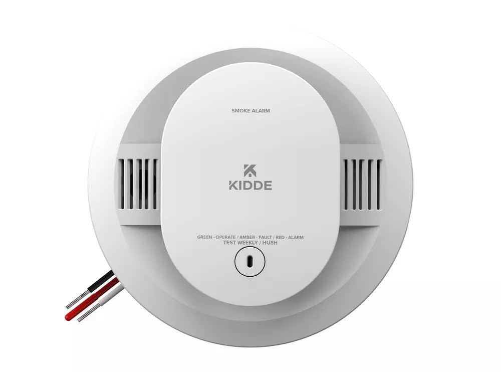 Kidde Smoke Alarm SMACFEX, 120V Hardwired with Battery Backup I4618AC Replacement (21033081)