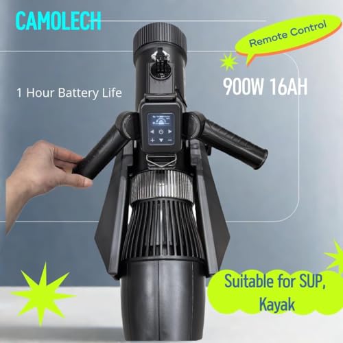 Camolech 900W Paddle Board Motor Underwater Scooter – High-Speed Sea Scooter with 16AH Removable Battery for SUP, Kayak, S...