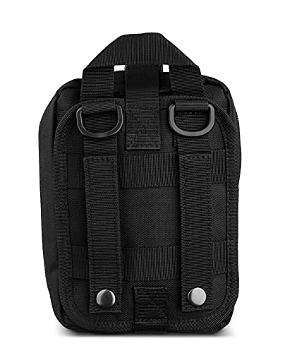 Scherber Premium IFAK Kit Trauma Pack | HSA/FSA Approved | SOF Tourniquet, QuikClot 4x4 HyFin Chest Seal, Israeli Bandage...
