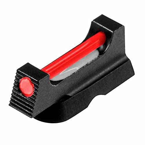 TRUGLO Fiber-Optic Pro Handgun Night Sight with Extra Fibers & Reflector Tape | Compact Durable Competition High-Visibility Sight for Handguns