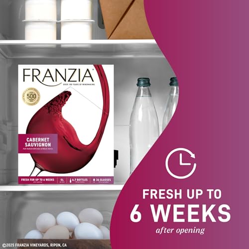 Franzia Cabernet Sauvignon, Red Wine, 5 Liters