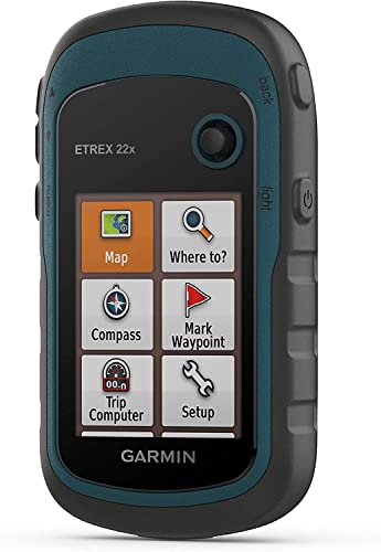 Garmin eTrex 22x, Rugged Handheld GPS Navigator with 6Ave Travel Kit & LCD Screen Cleaner (010-02256-00)
