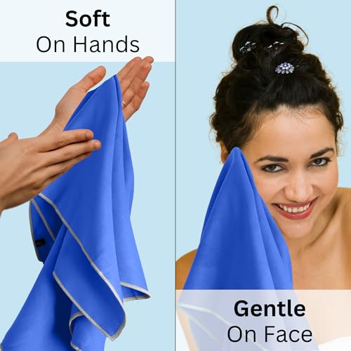 Elite Trail Magic Backpacking Ultralight Quick Dry Microfiber Soft Fast Drying Hand and Face Towel Wash Cloth Camping Yoga...