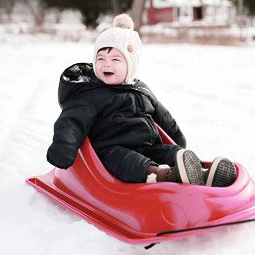Pelican Baby Sled Deluxe with Weather Shield - Toddler Sled for Snow, Durable for Winter Sledding - Ages up to 24 Months