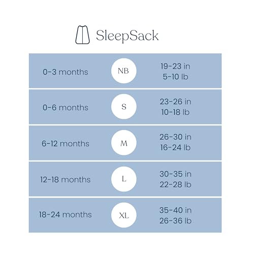 HALO Sleepsack Supersoft Wearable Blanket, Viscose Made from Bamboo, Sleeping Bag for Babies, 1.5 TOG, 6 – 12 Months, Medi...