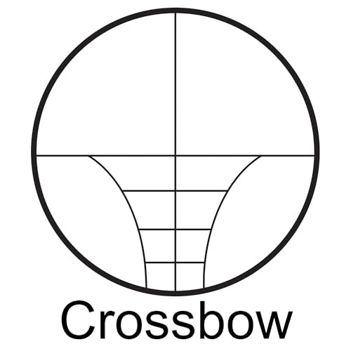Barska 4x32mm Contour Crossbow Scope ? Multi-Point Aiming, 1-Inch Tube, Windage/Elevation Turrets, Long Eye Relief, Lightweight, Durable, for Crossbows, Deer Hunting, Target Practice