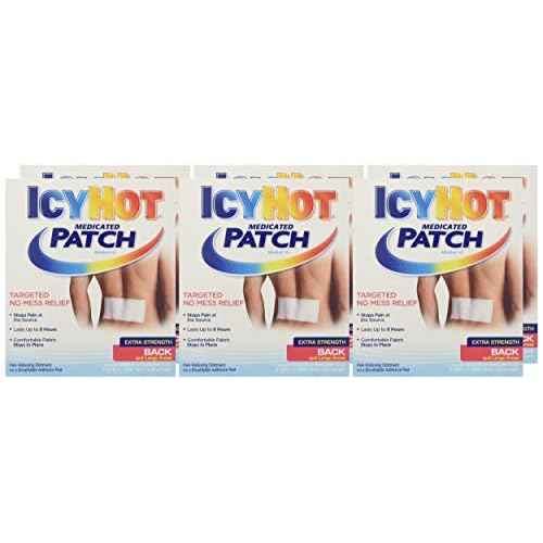 Icy Hot Medicated Patch, Large, 5 Count (Pack of 6) (30 Patches) (Extra Strength) ? Packaging may vary