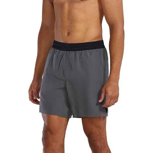 TYR Mens Athletic Performance Workout Lined Short 7" Shorts