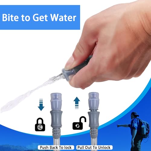 HEIKLN Hydration Bladder 1.5L-2L-3L,Leak Proof Water Reservoir, BPA Free Military Water Storage Bladder Bag Hydration Pack...