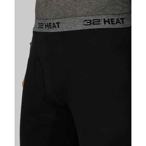 32 Degrees Heat Men's Lightweight Baselayer Legging | 4-Way Stretch | Thermal| Form Fitting