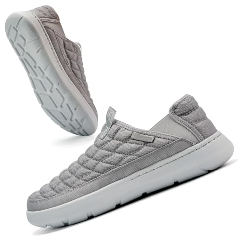 Men's Loafers Two Wear Slippers Indoor Home Lightweight Non-Slip Outdoor Garden Shoes