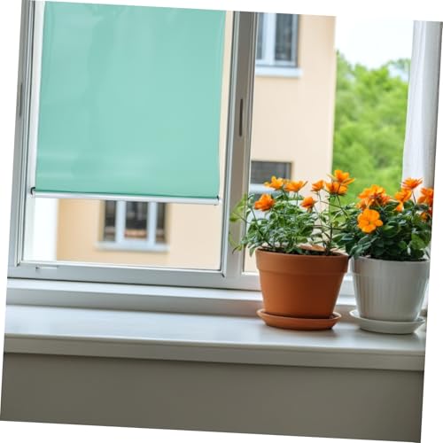 POPETPOP Suction Cup Sun Shades Light Blocking Roller Blinds for Home Office Easy Install No Drill Efficient Heat Insulation Sunshade for Daytime Sleeping