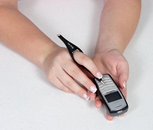 Grandee Ring Pen Ergonomic Ball Point Pen with 2 Refills (Black Ink)