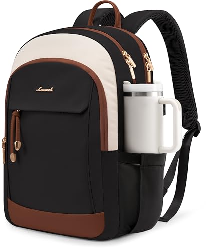 LOVEVOOK Laptop Backpack for Women, 15.6 inch Waterproof College Backpack Woman with Laptop Compartment Computer Bag Trave...