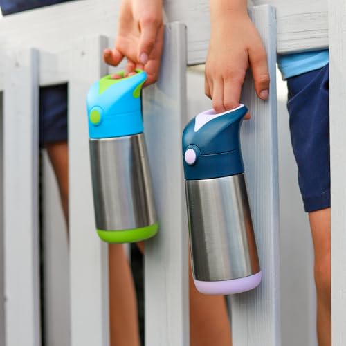 b.box 12 oz Insulated Water Bottle: Keeps Drinks Cold up to 8 Hours, Warm up to 6 Hours. Triple Wall Stainless Steel Kids ...