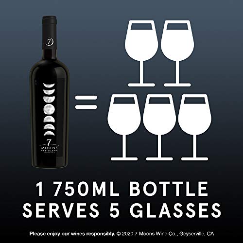 7 Moons Red Blend Red Wine, 750 mL Bottle