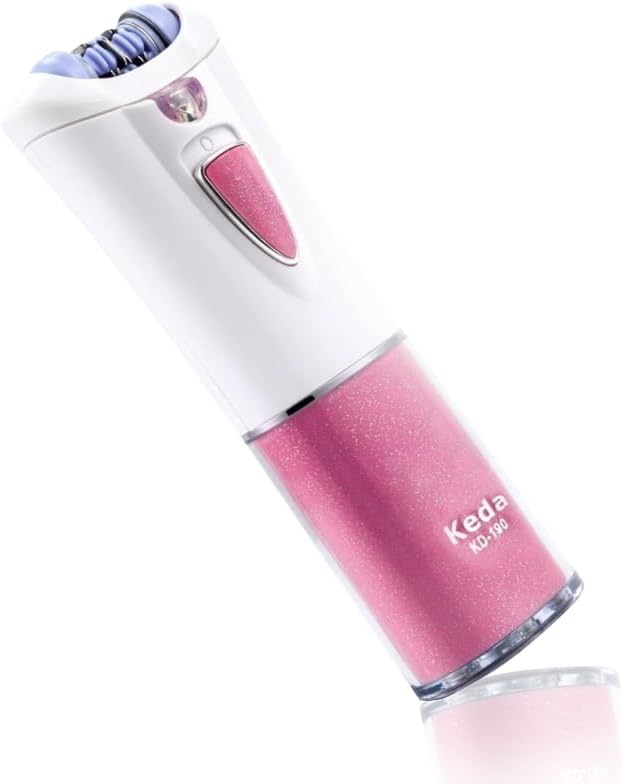 Epilator for Women with LED Light,Electric Face Epilator & Hair Removal Device for Face, Arms, Legs, Bikini, Armpits,Cordless Facial Hair Remover for Women