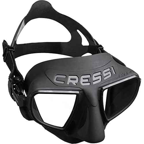 Cressi Frameless Freediving Mask with Reduced Internal Volume and Ergonomic Nose Shape - Atom: Made in Italy
