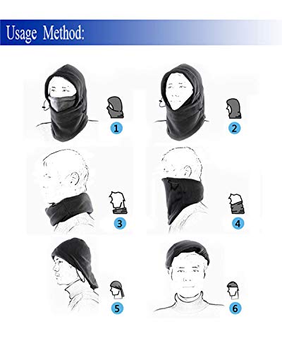 Warm Fleece Balaclava Ski Bike Full Face Mask Neck Warmer Winter Sports Cap