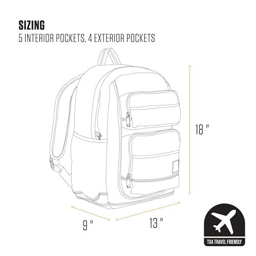 Carhartt 27L Classic Single-Compartment Backpack, Durable Pack with Laptop Sleeve and Duravax Abrasion Resistant Base, Black